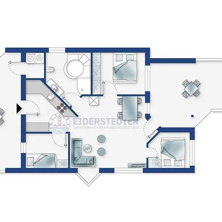 Huus Eiderwatt Id 460 Holiday home